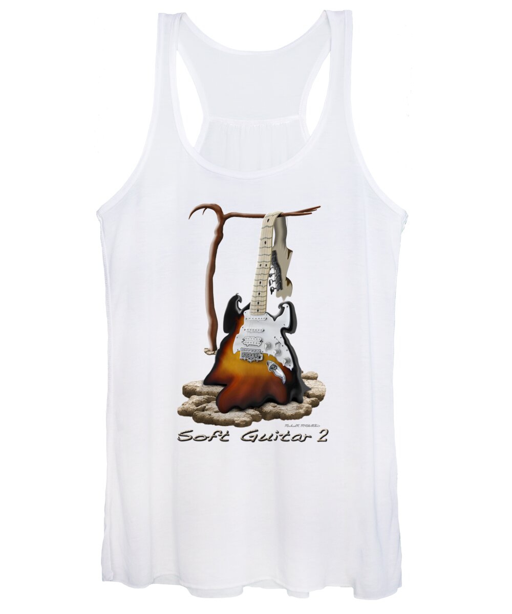 Rock And Roll Women's Tank Top featuring the photograph Soft Guitar 2 by Mike McGlothlen