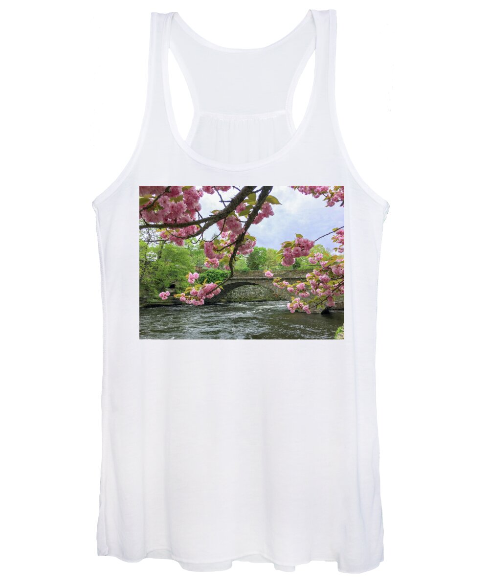 Windham Women's Tank Top featuring the photograph Spring Time in Windham by Veterans Aerial Media LLC