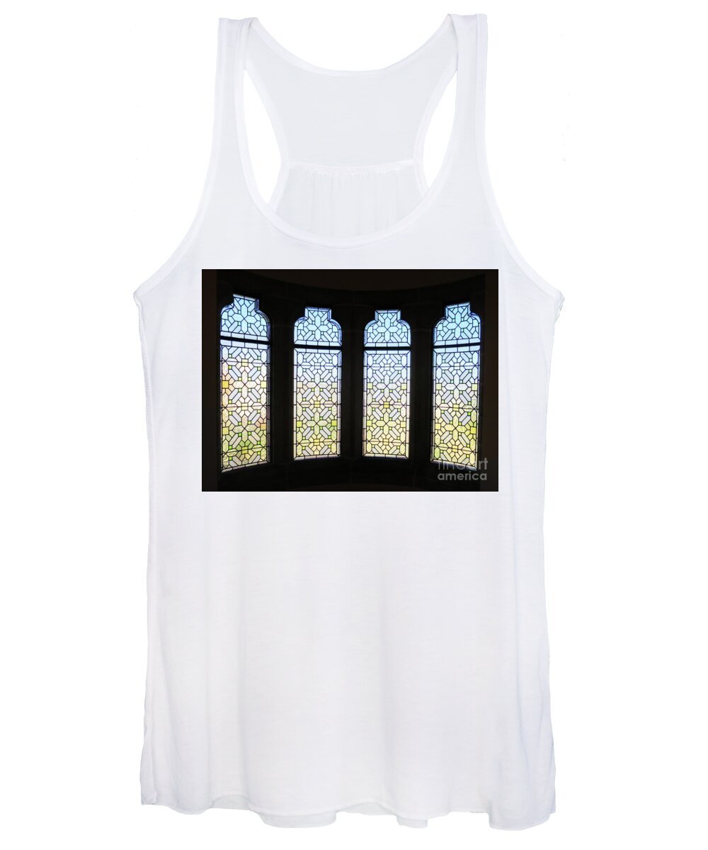 Windows Women's Tank Top featuring the photograph The Bishop's Windows by Rick Locke - Out of the Corner of My Eye