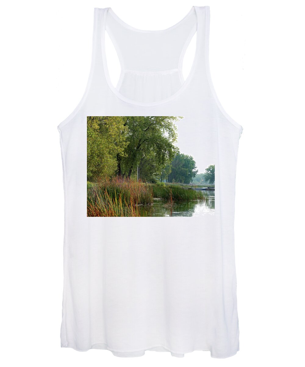 Inlet Women's Tank Top featuring the photograph The Inlet by Lena Wilhite
