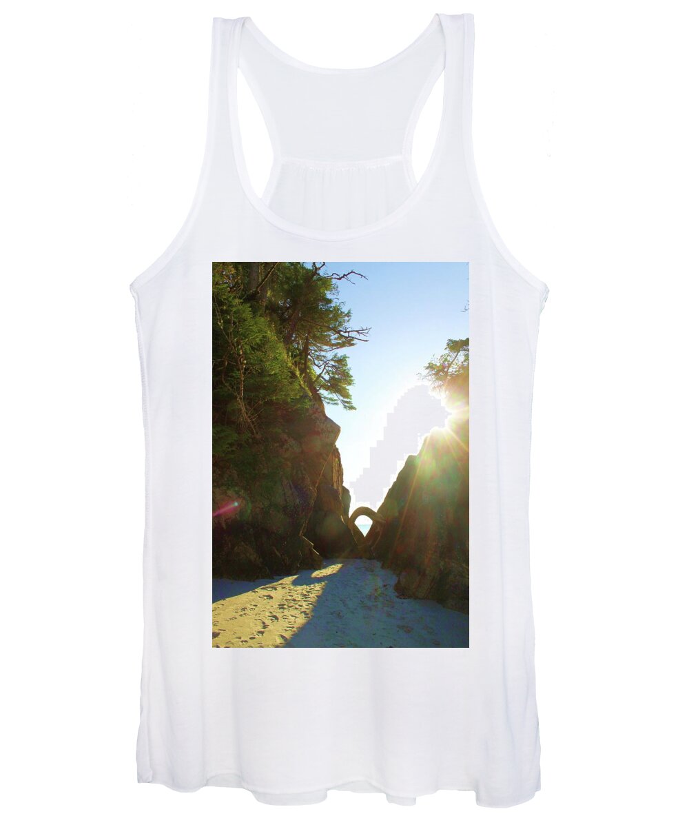 Sun Women's Tank Top featuring the photograph The Other side by Fred Bailey