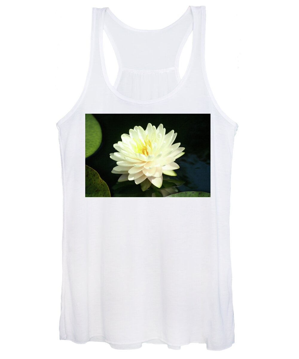 Flower Women's Tank Top featuring the photograph Water Lily by Steve Karol