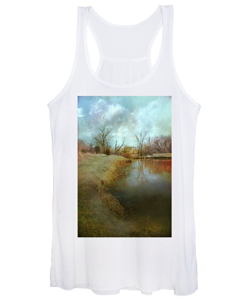 Landscape Women's Tank Top featuring the photograph Where Poets Dream by John Rivera