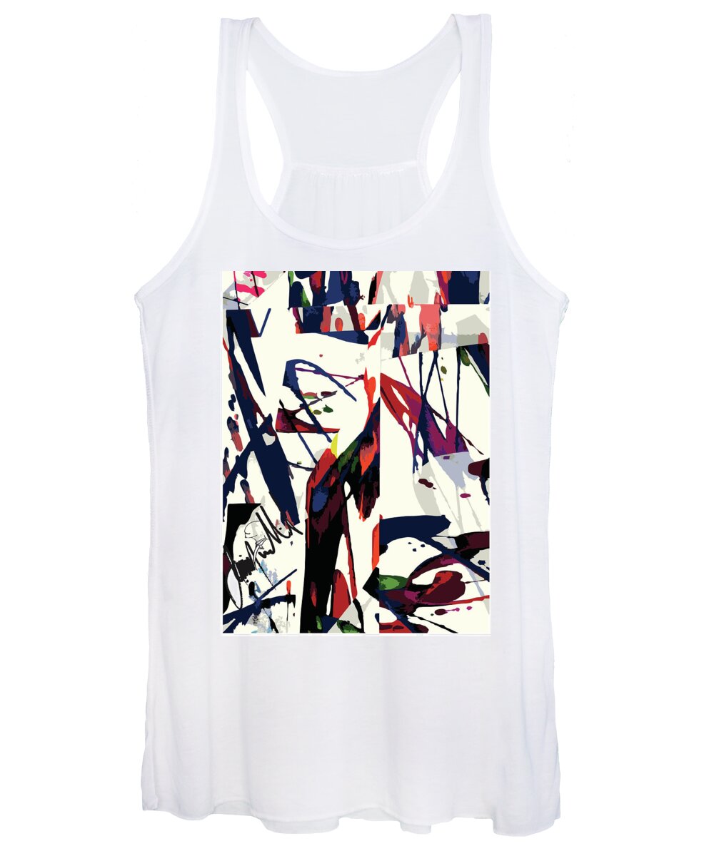  Women's Tank Top featuring the digital art Wolf by Jimmy Williams