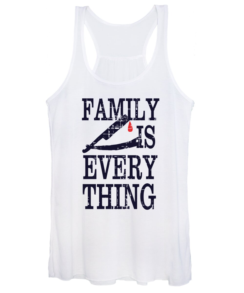 Humor Women's Tank Top featuring the digital art Family Is Everything #1 by Jacob Zelazny