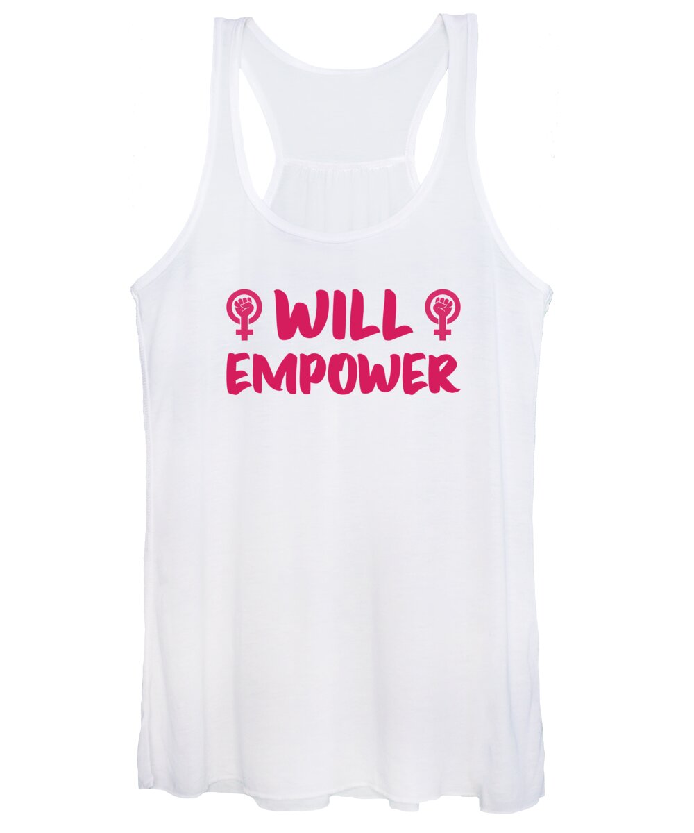 Feminist Women's Tank Top featuring the digital art Feminist Feminism Women Equality Rights #2 by Toms Tee Store