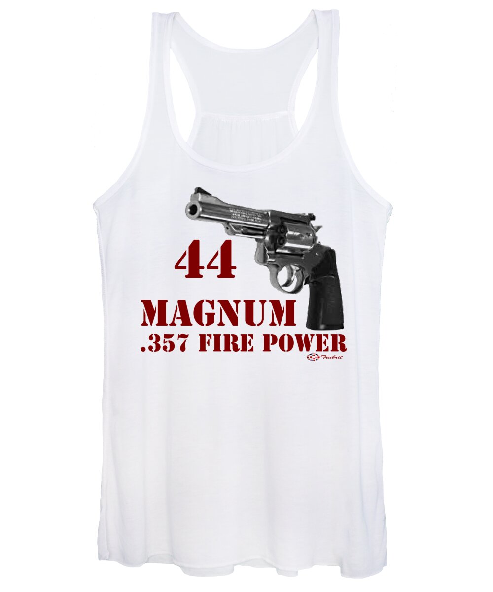 44 Magnum Women's Tank Top featuring the digital art 44 Magnum by John Palliser