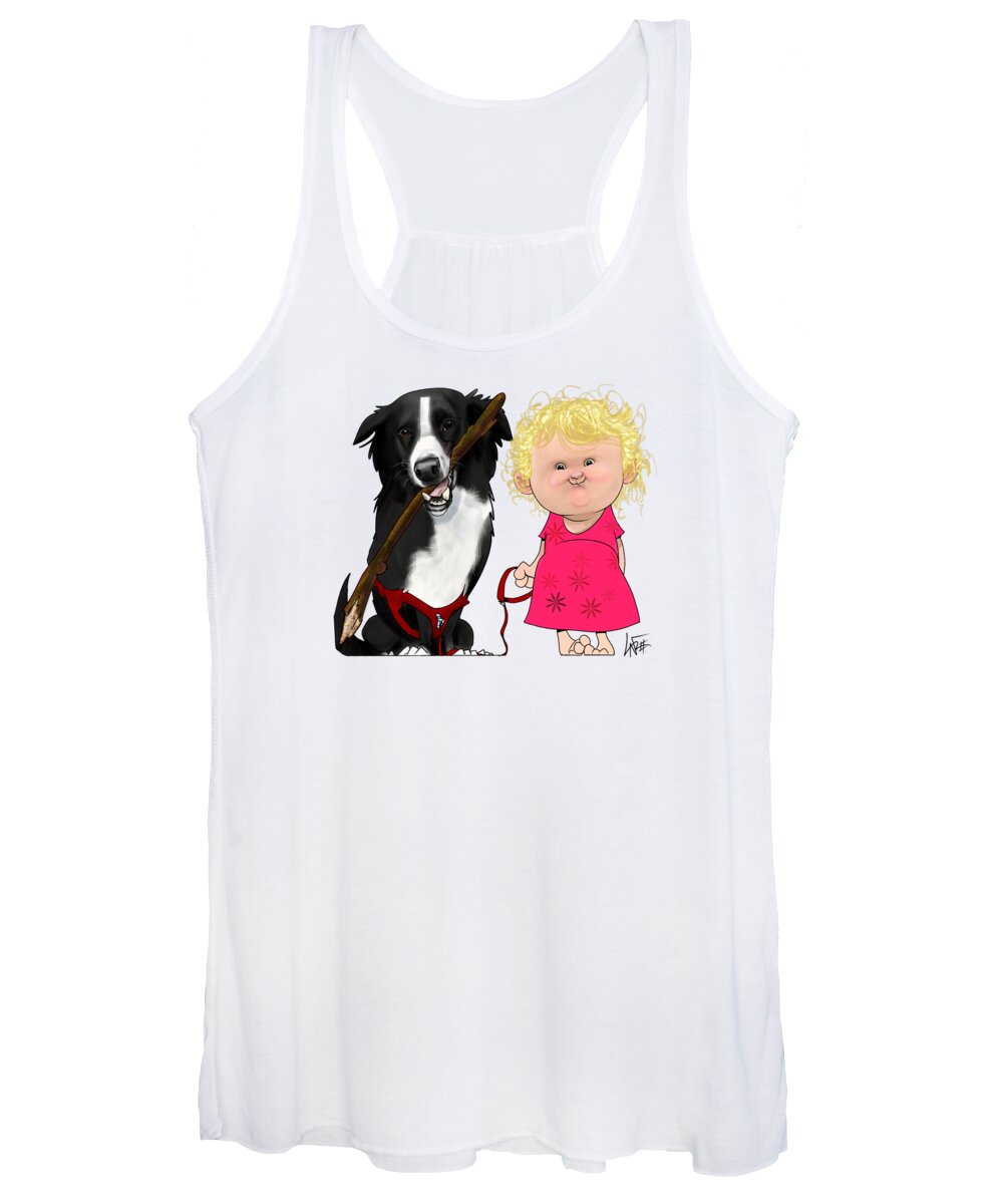 5785 Women's Tank Top featuring the photograph 5785 Gay by Canine Caricatures By John LaFree