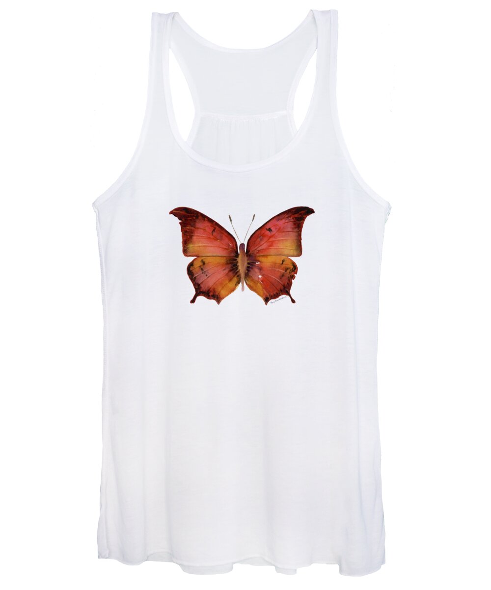 Andria Women's Tank Top featuring the painting 58 Andria Butterfly by Amy Kirkpatrick