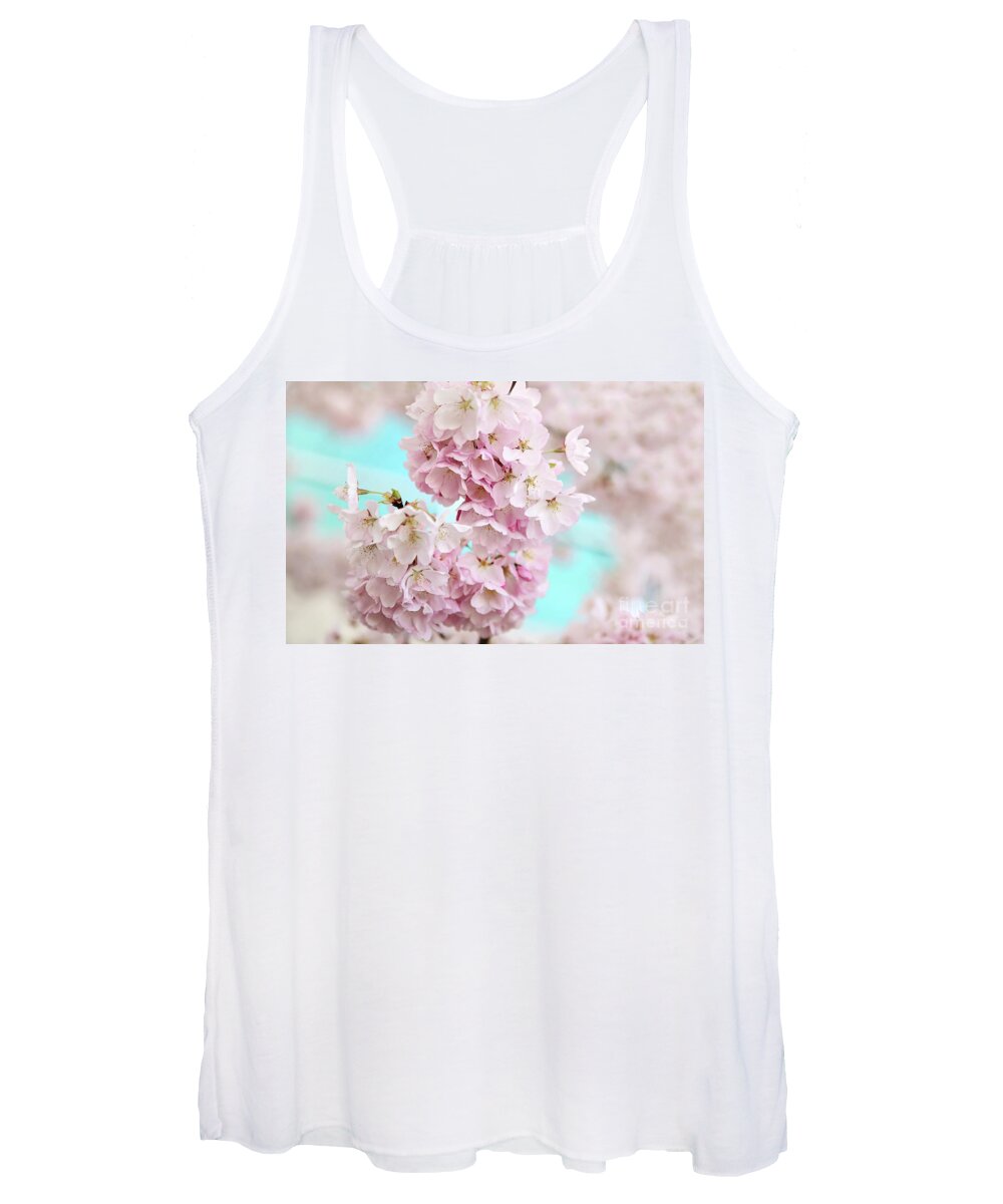 Spring Women's Tank Top featuring the photograph A Pastel Spring by Sylvia Cook