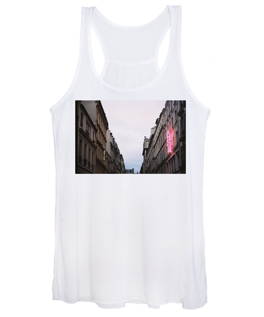 Love Women's Tank Top featuring the photograph Amour hotel by Barthelemy De Mazenod