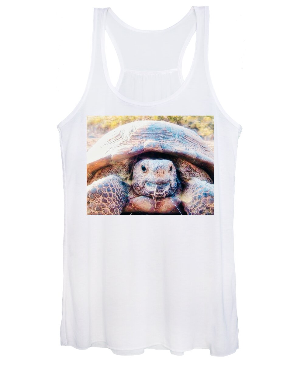 Funny Face Women's Tank Top featuring the photograph Aren't I Gorgeous? by Judy Kennedy