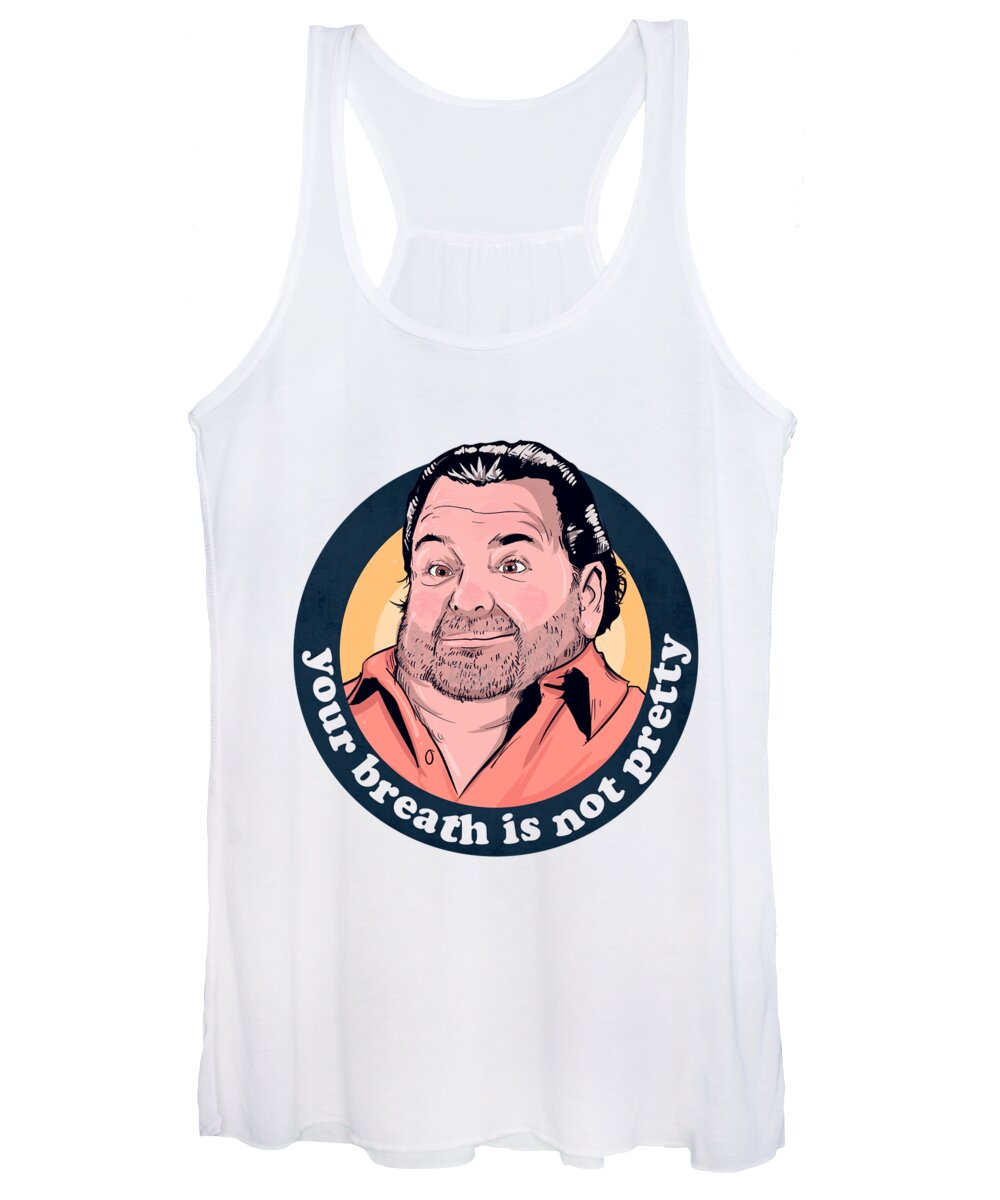 90 Day Fiancé Women's Tank Top featuring the drawing Big Ed by Ludwig Van Bacon