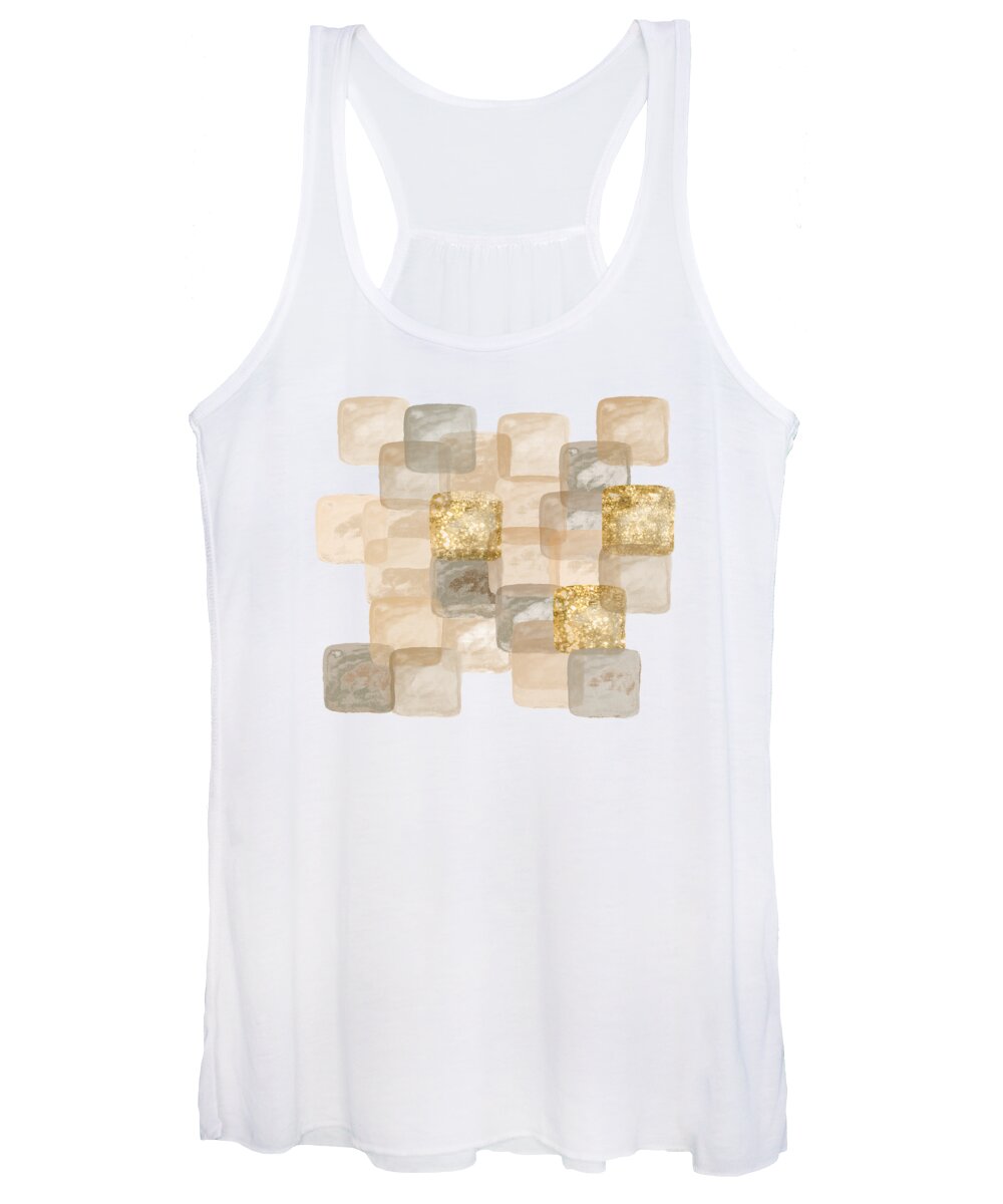 Abstract Women's Tank Top featuring the photograph Building Blocks by Alison Frank