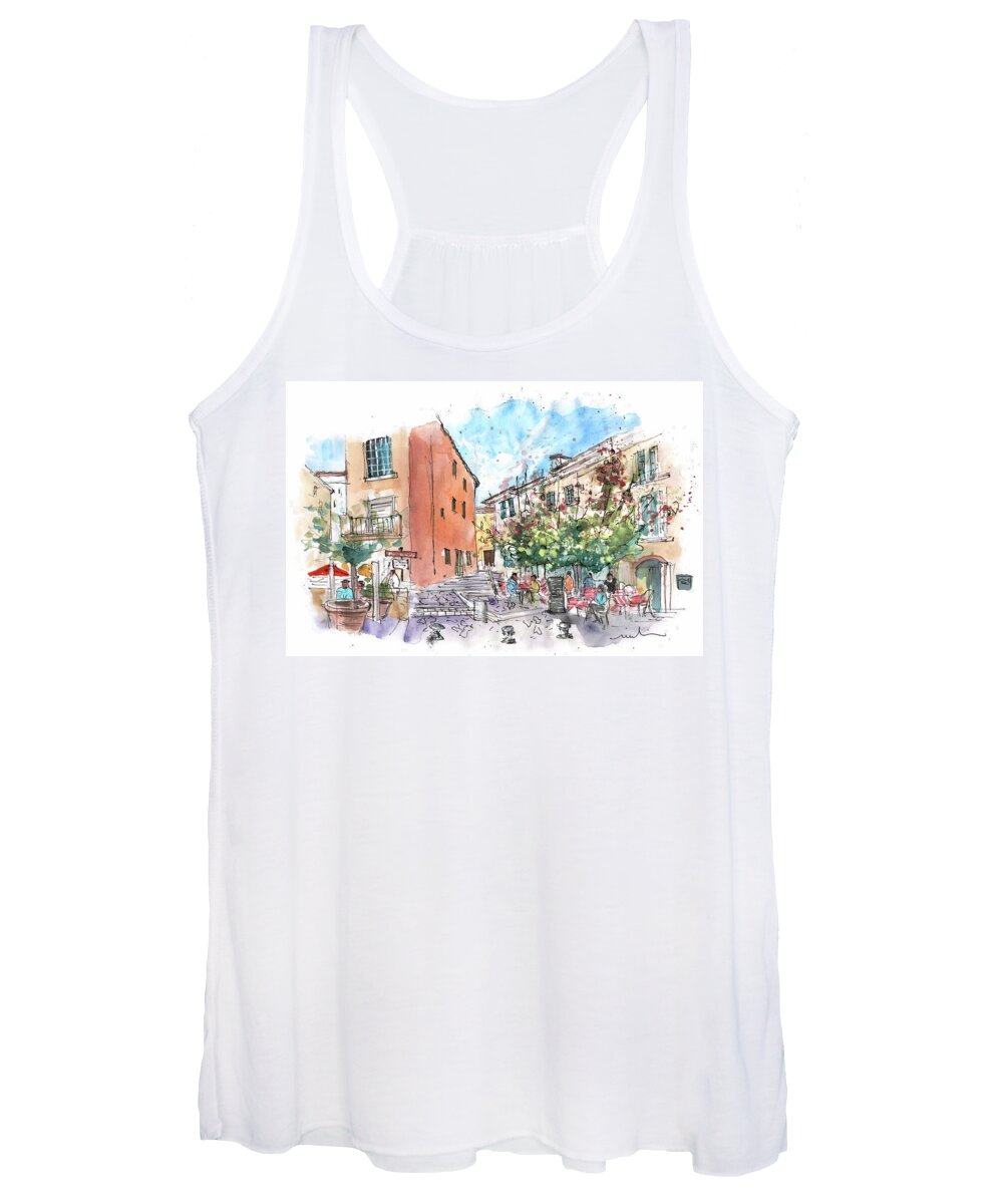France Women's Tank Top featuring the painting Cassis By Marseille 03 by Miki De Goodaboom