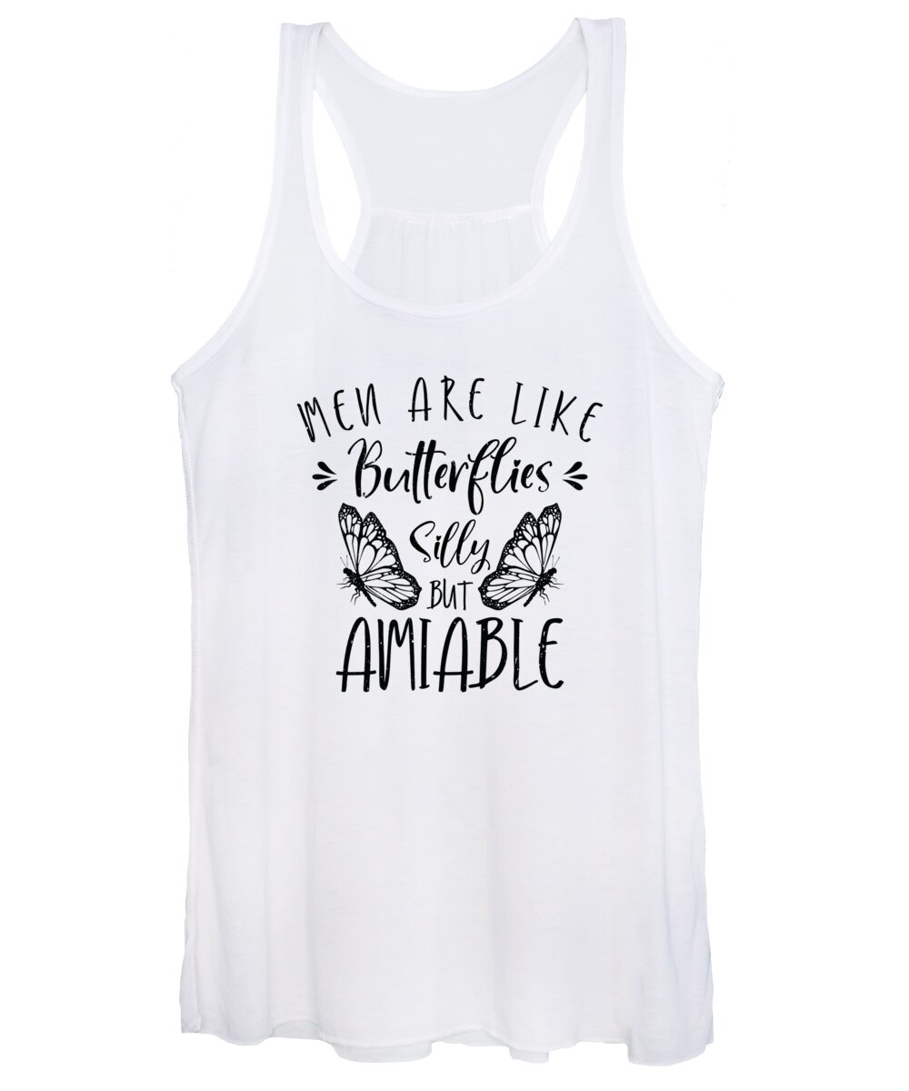 Celestial Women's Tank Top featuring the digital art Celestial Butterfly Silly Men Amiable Insect fan by Toms Tee Store