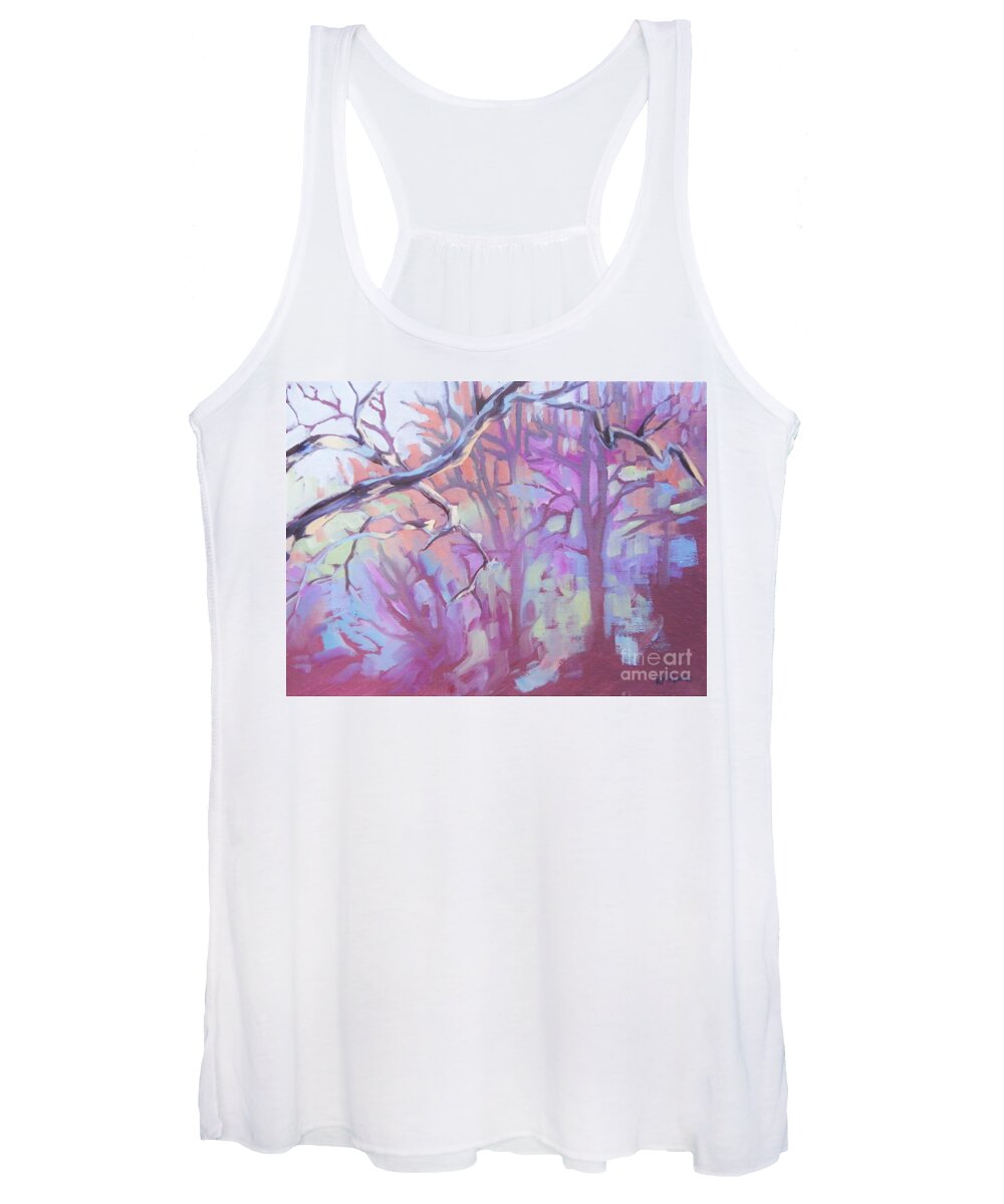 Spring Women's Tank Top featuring the painting Color of Spring by K M Pawelec
