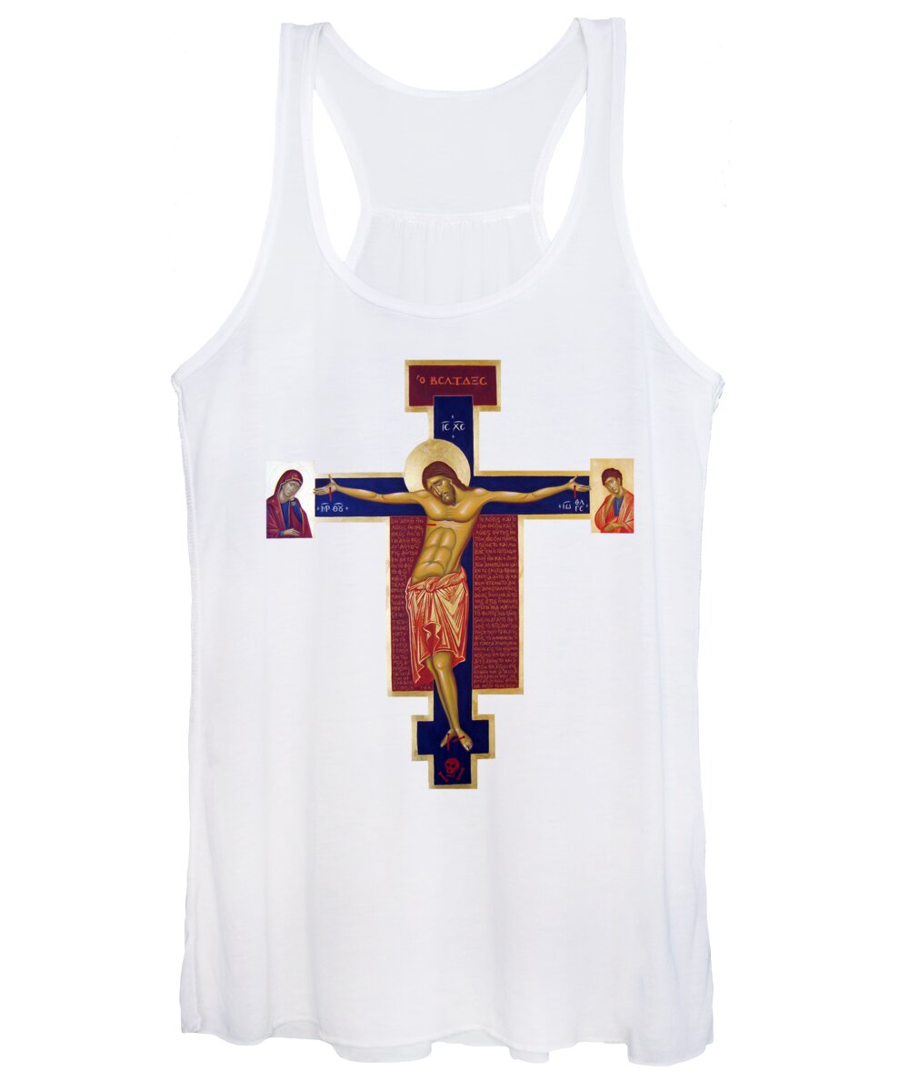 Jesus Women's Tank Top featuring the photograph Crucifixion Icon by Munir Alawi
