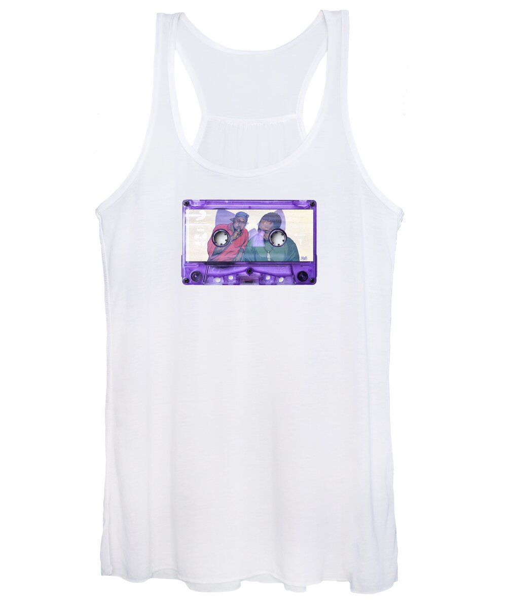 Chef Women's Tank Top featuring the drawing Cuban Linx 25 by Miggs The Artist