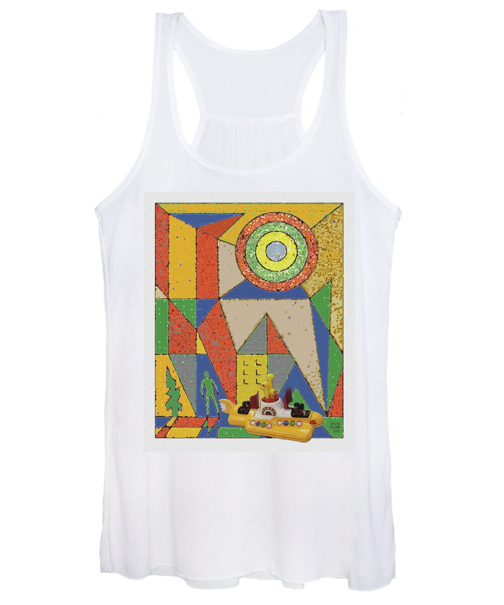 Cultcars Women's Tank Top featuring the digital art CultCars / We All Live by David Squibb