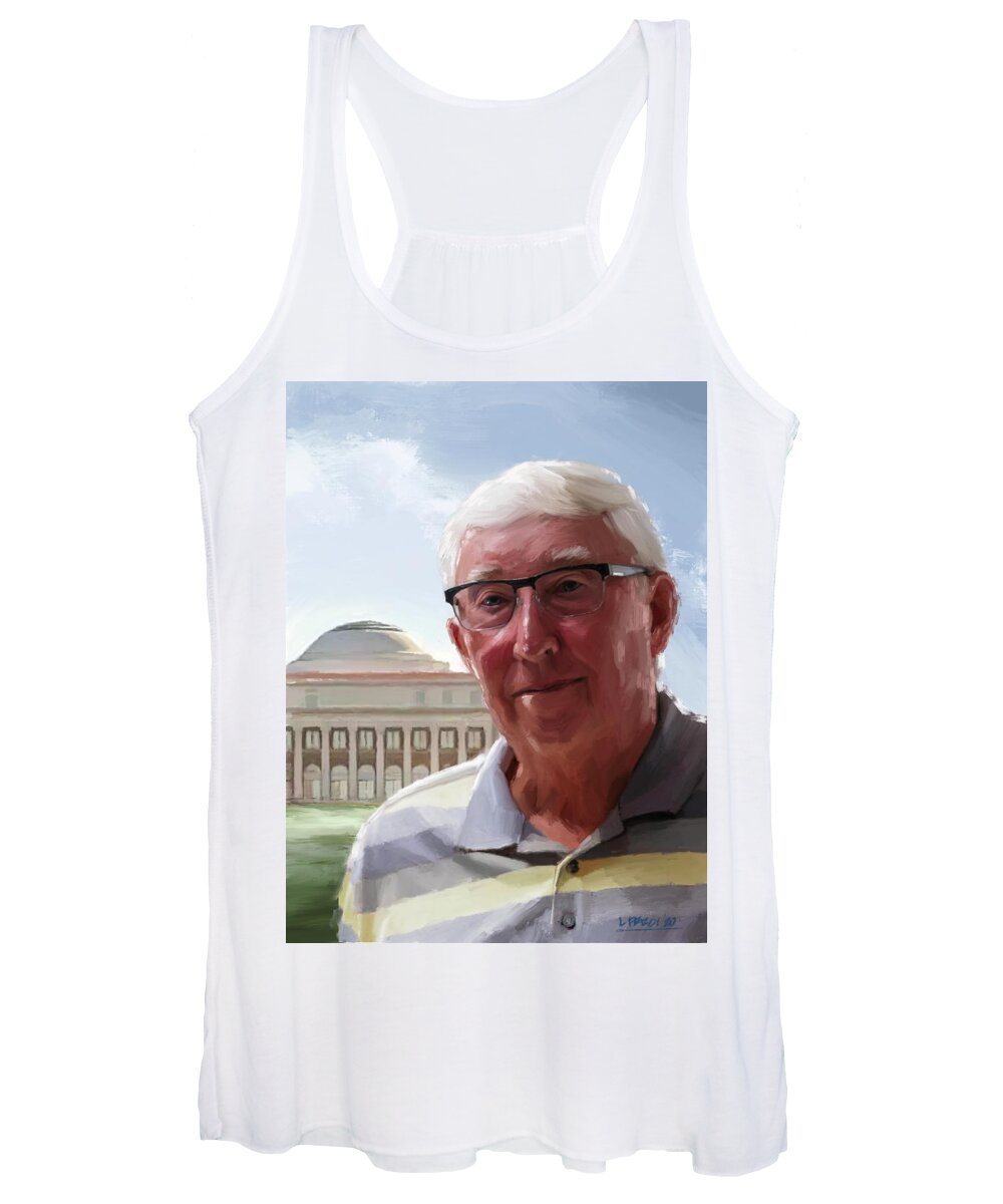  Women's Tank Top featuring the painting Dick Percy by Lee Percy