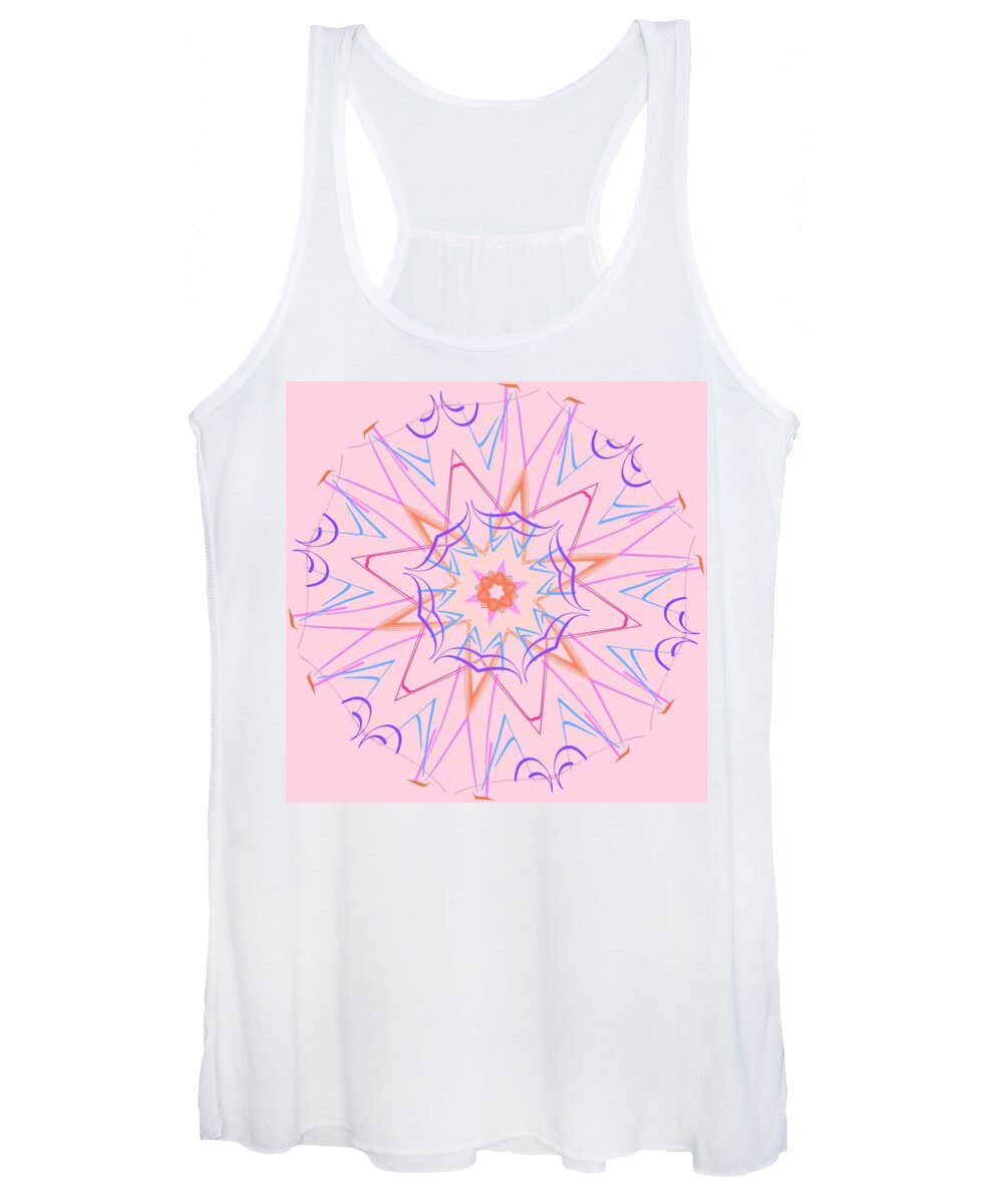 Abstract Women's Tank Top featuring the photograph Evangeline's Dance by Judy Kennedy