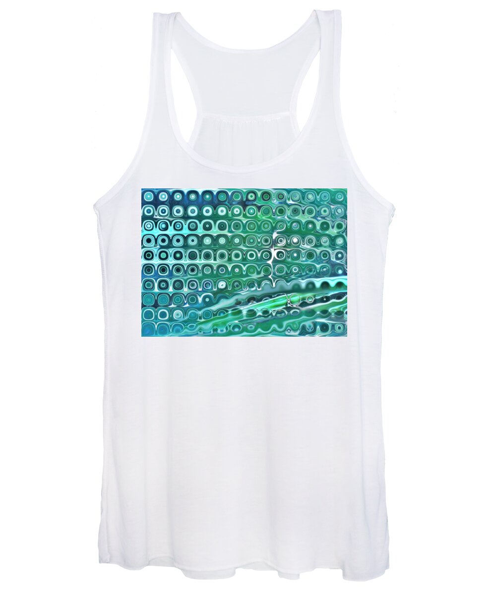 Plant Women's Tank Top featuring the digital art Evening Vitality by Andy Rhodes