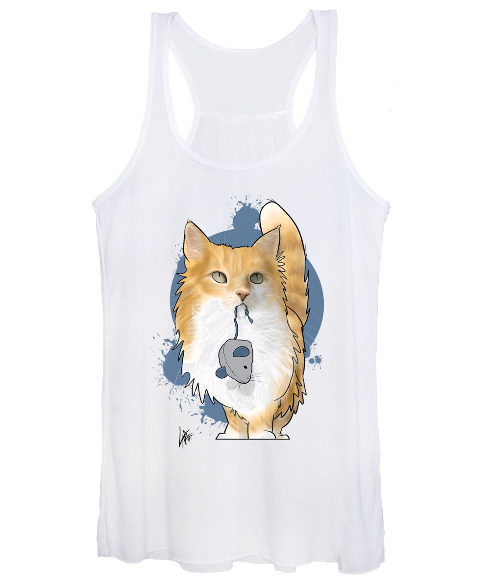 Faust Women's Tank Top featuring the drawing Faust Fear-Free by John LaFree
