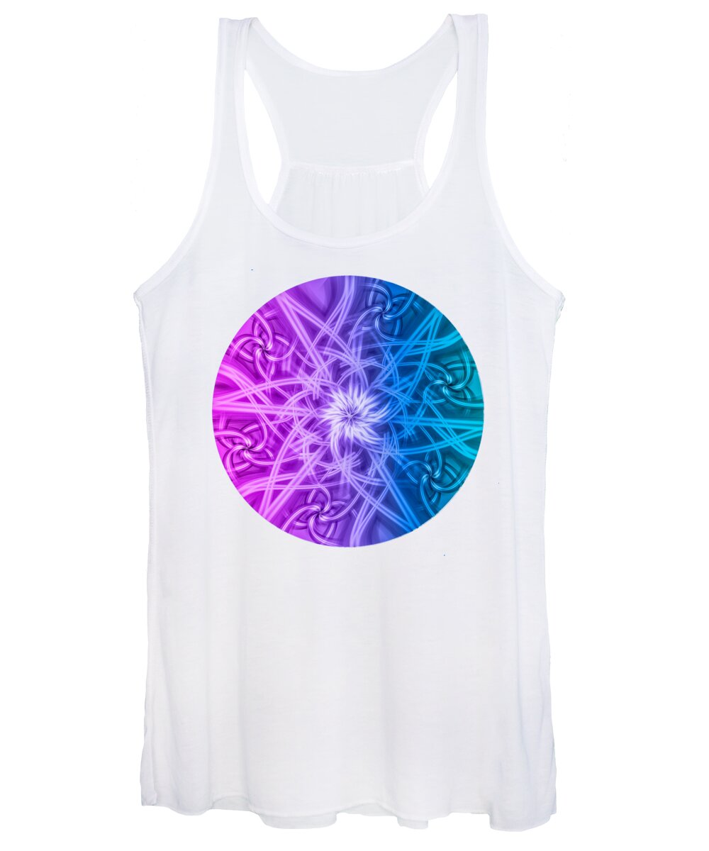 Was A Photograph Women's Tank Top featuring the digital art Fractal by Spikey Mouse Photography