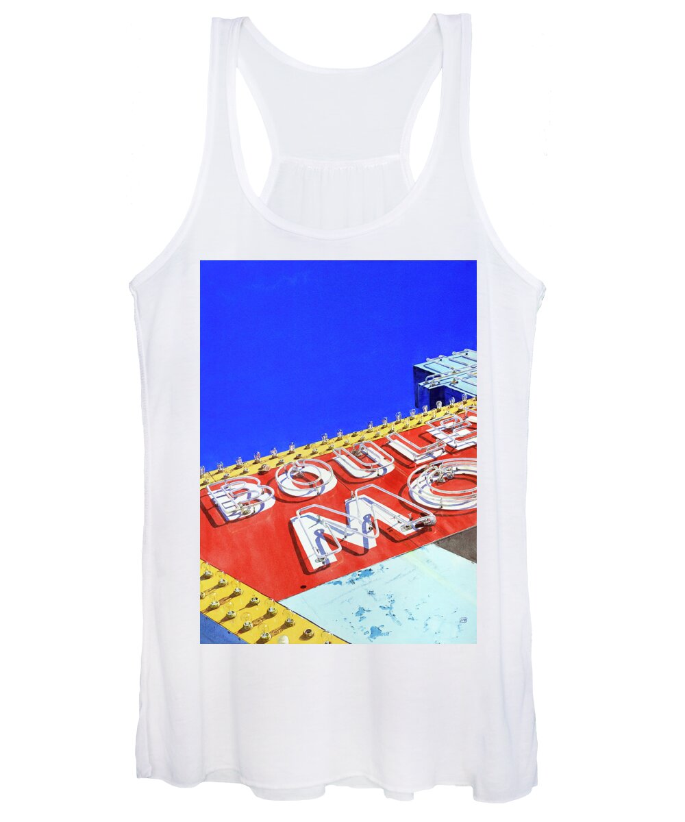 Architecture Women's Tank Top featuring the painting Glorious by Lisa Tennant