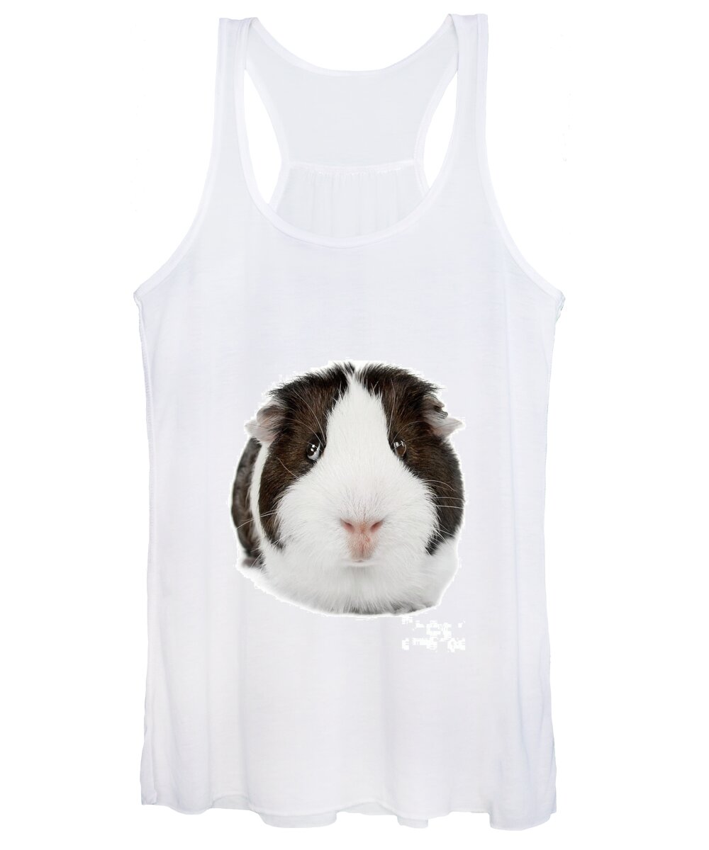 Guinea Pig Women's Tank Top featuring the photograph Guinea Pig Joy by Renee Spade Photography