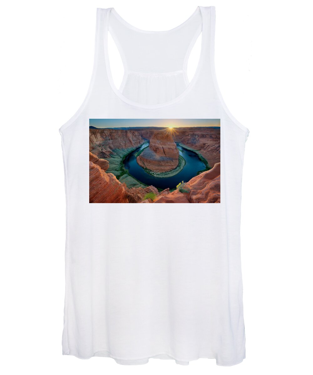 Horseshoe Bend Women's Tank Top featuring the photograph Horseshoe Bend by Peter Boehringer