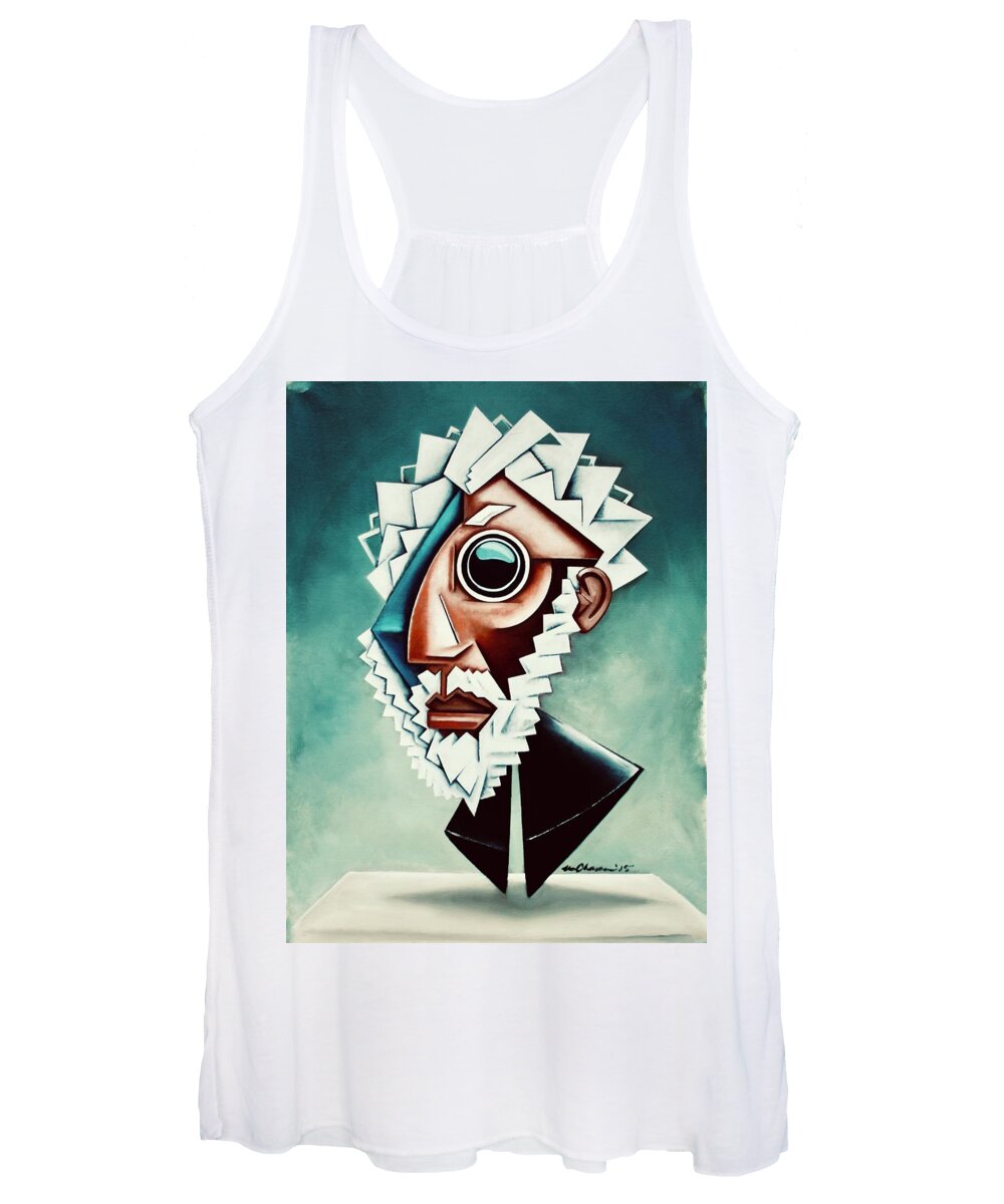 Sonny Rollins Women's Tank Top featuring the painting Late Sonny by Martel Chapman