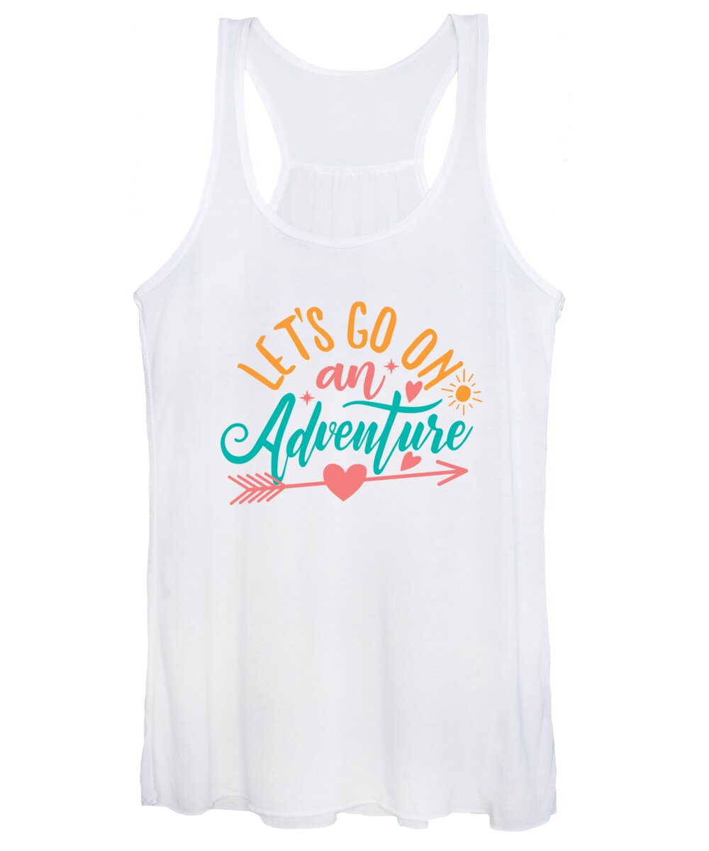 Adventure Women's Tank Top featuring the digital art Lets go on an adventure by Jacob Zelazny