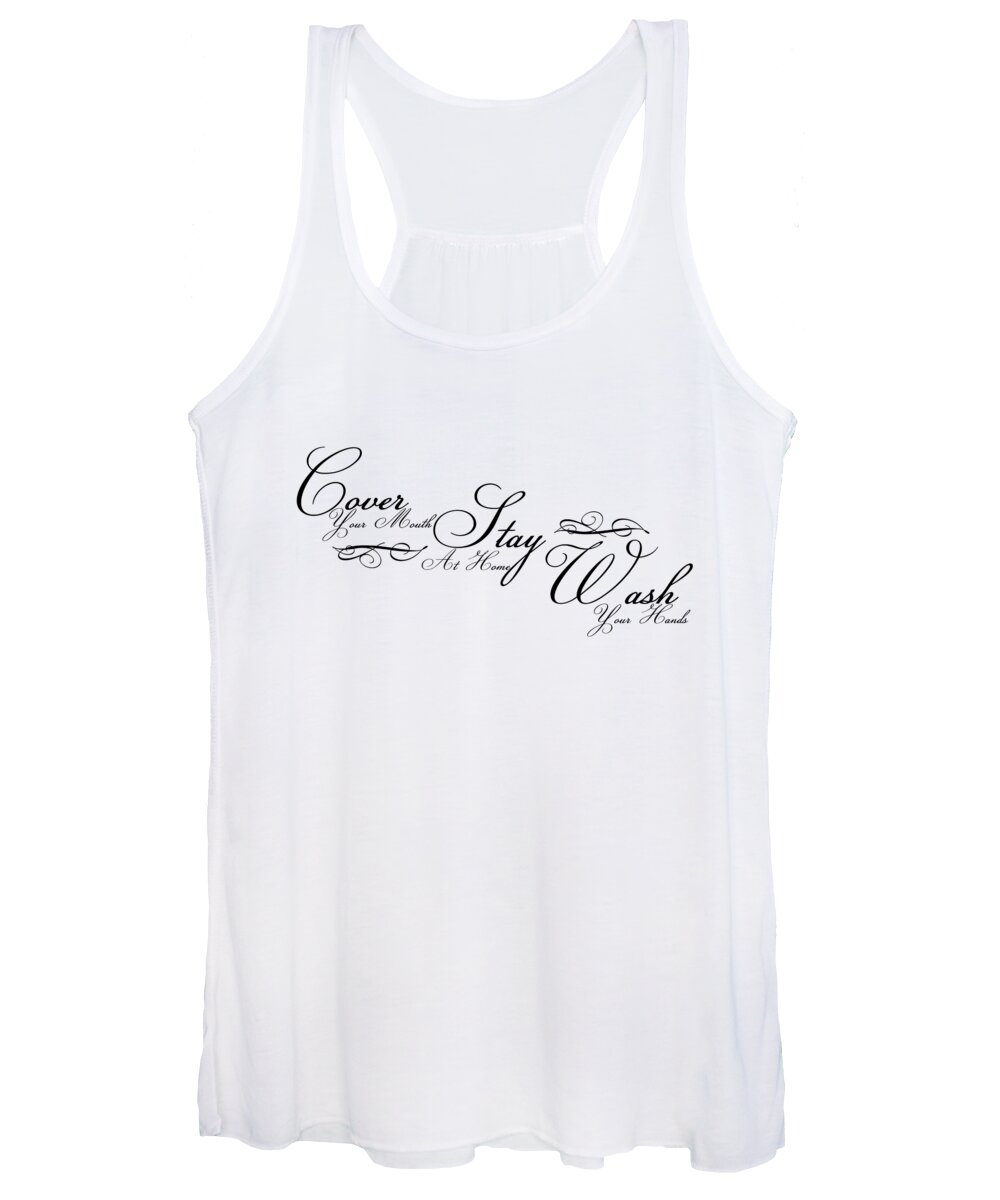 Wash Women's Tank Top featuring the drawing Live Laugh Love 2020 by Ludwig Van Bacon