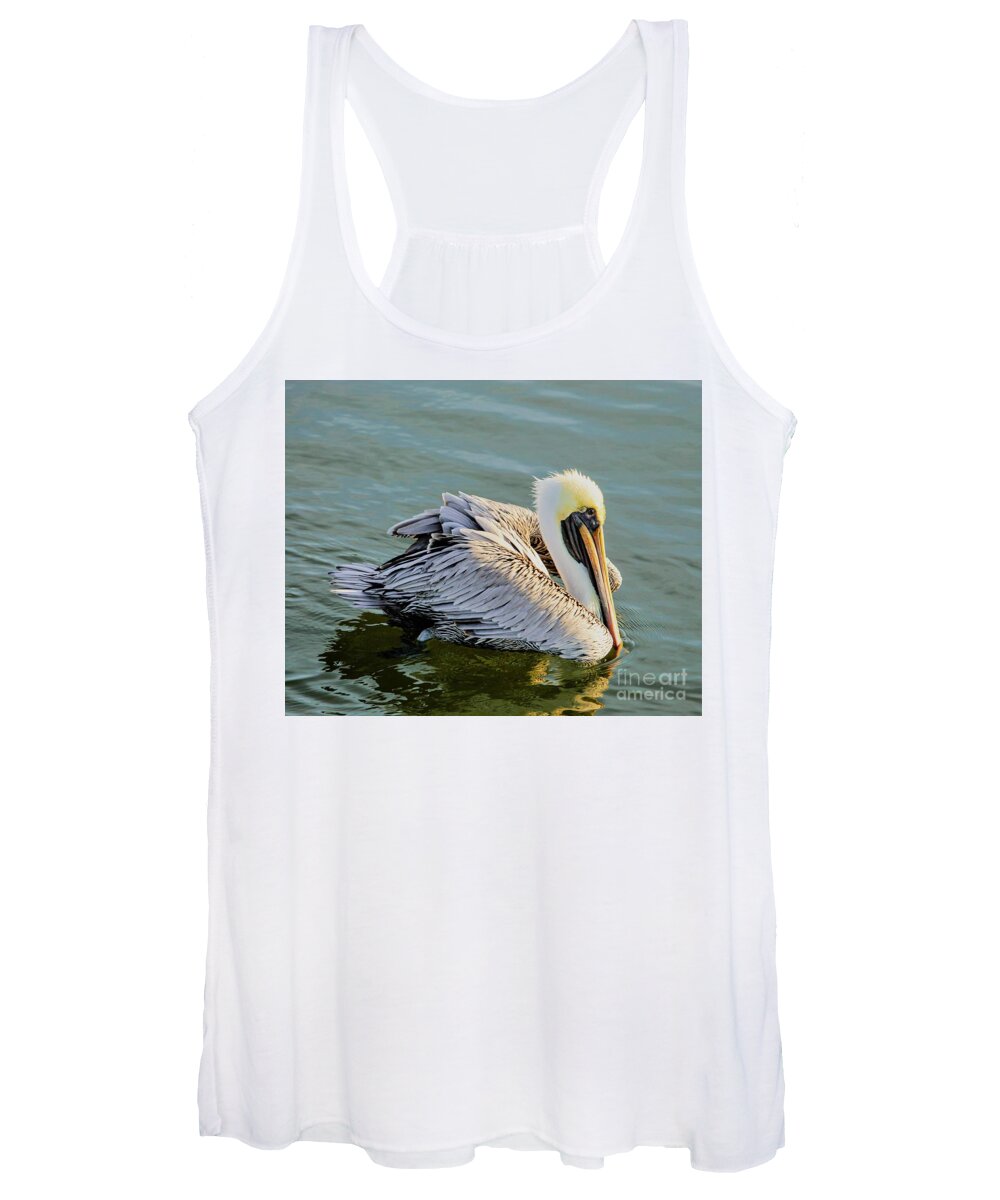Pelican Women's Tank Top featuring the photograph Love Glows by Joanne Carey