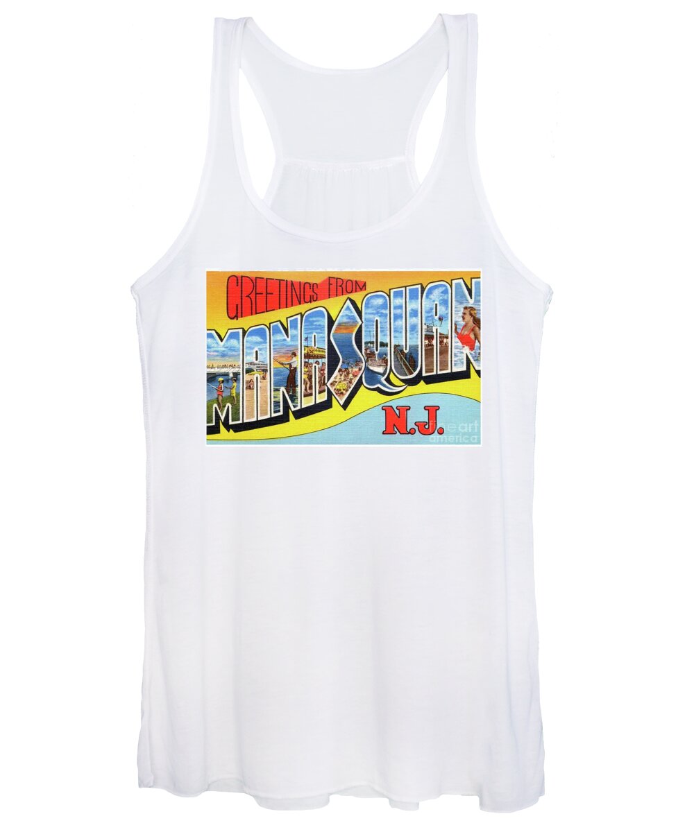 Lbi Women's Tank Top featuring the photograph Manasquan Greetings by Mark Miller