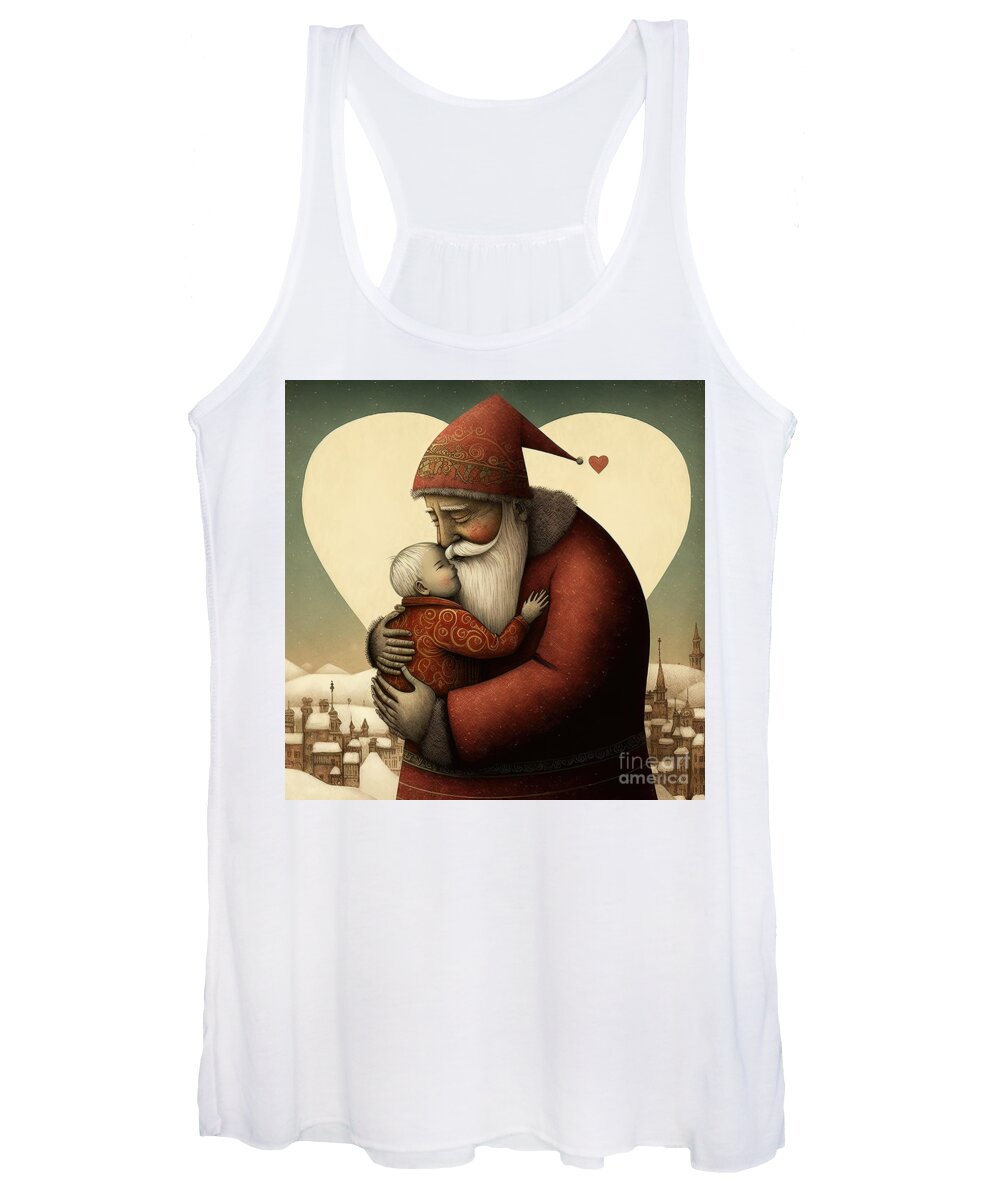 Christmas Women's Tank Top featuring the photograph Meek Gentle and Mild by Jack Torcello