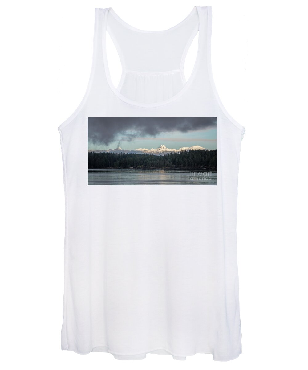 Campbell River Women's Tank Top featuring the photograph Mt Doogie Dowler 2 by Wendy Elliott