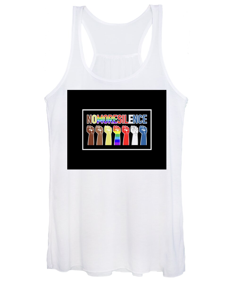 No More Silence Women's Tank Top featuring the digital art No More Silence by Artistic Mystic