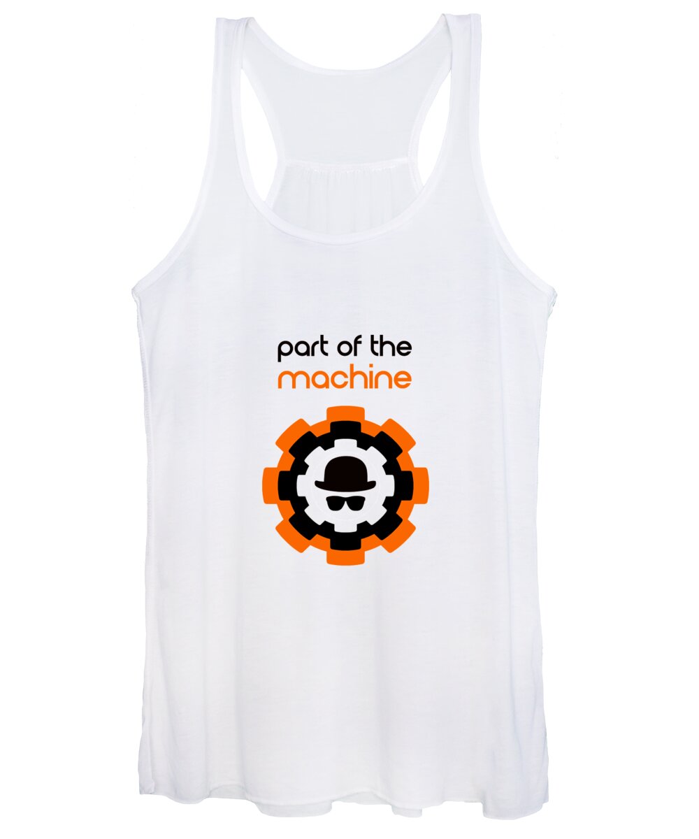 Richard Reeve Women's Tank Top featuring the digital art Part of the Machine by Richard Reeve