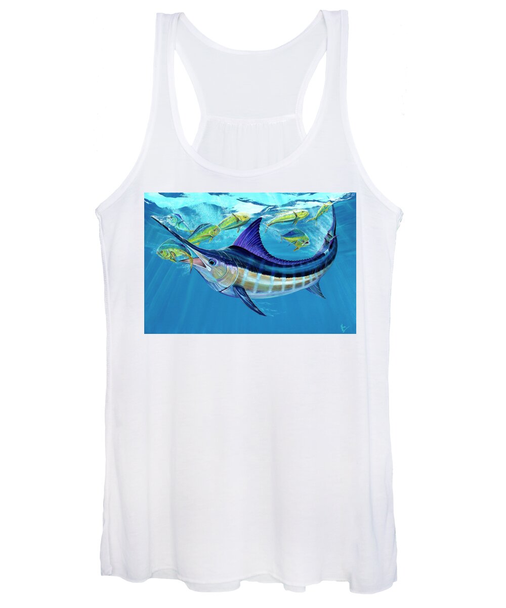 Marlin Women's Tank Top featuring the painting Party Crasher by Mark Ray