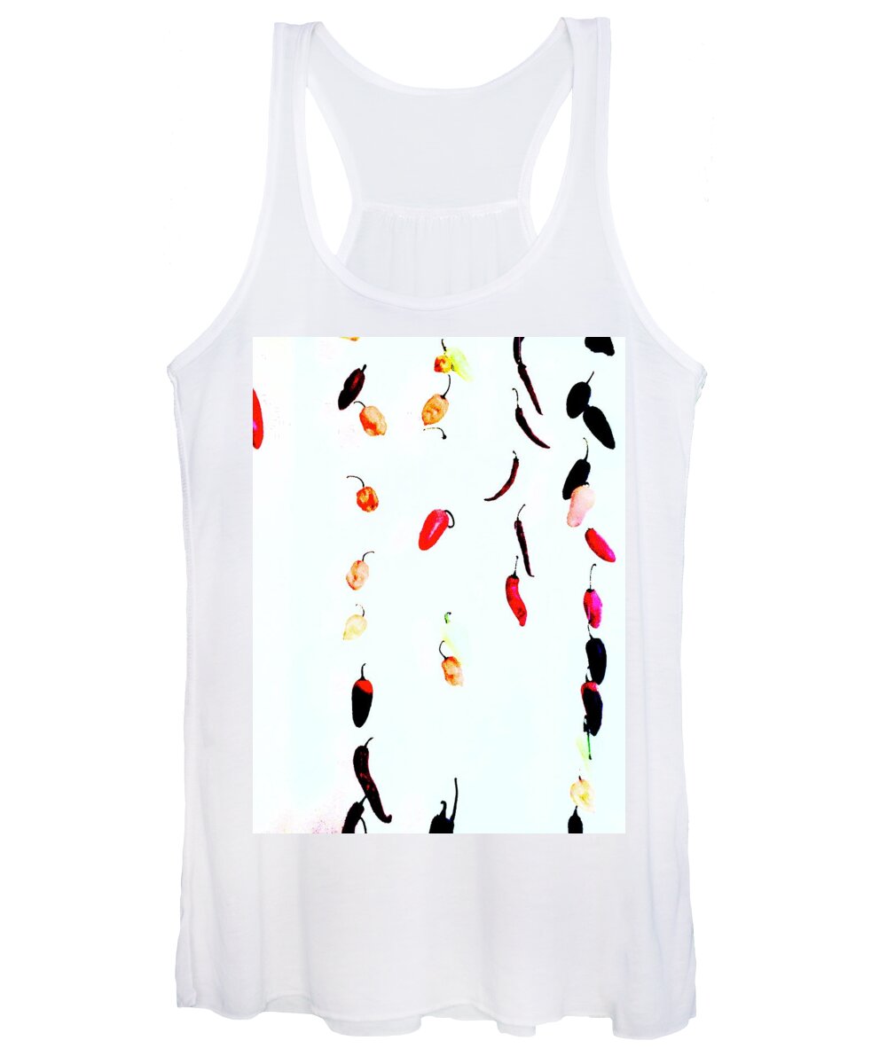 Peppers Women's Tank Top featuring the photograph Prized Pepper Day by Alida M Haslett