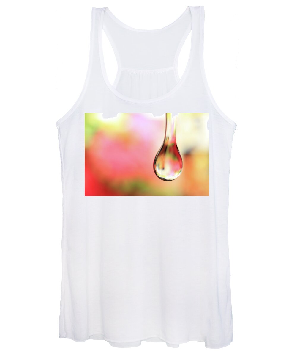 Water Women's Tank Top featuring the photograph The colours of light by Maria Dimitrova