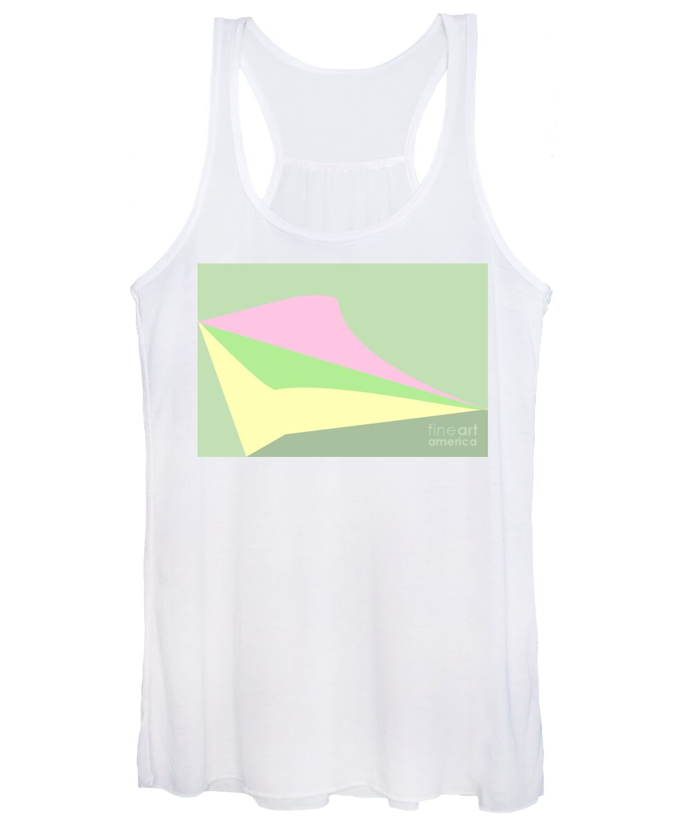 Contemporary Art Women's Tank Top featuring the digital art The Other Night by Jeremiah Ray