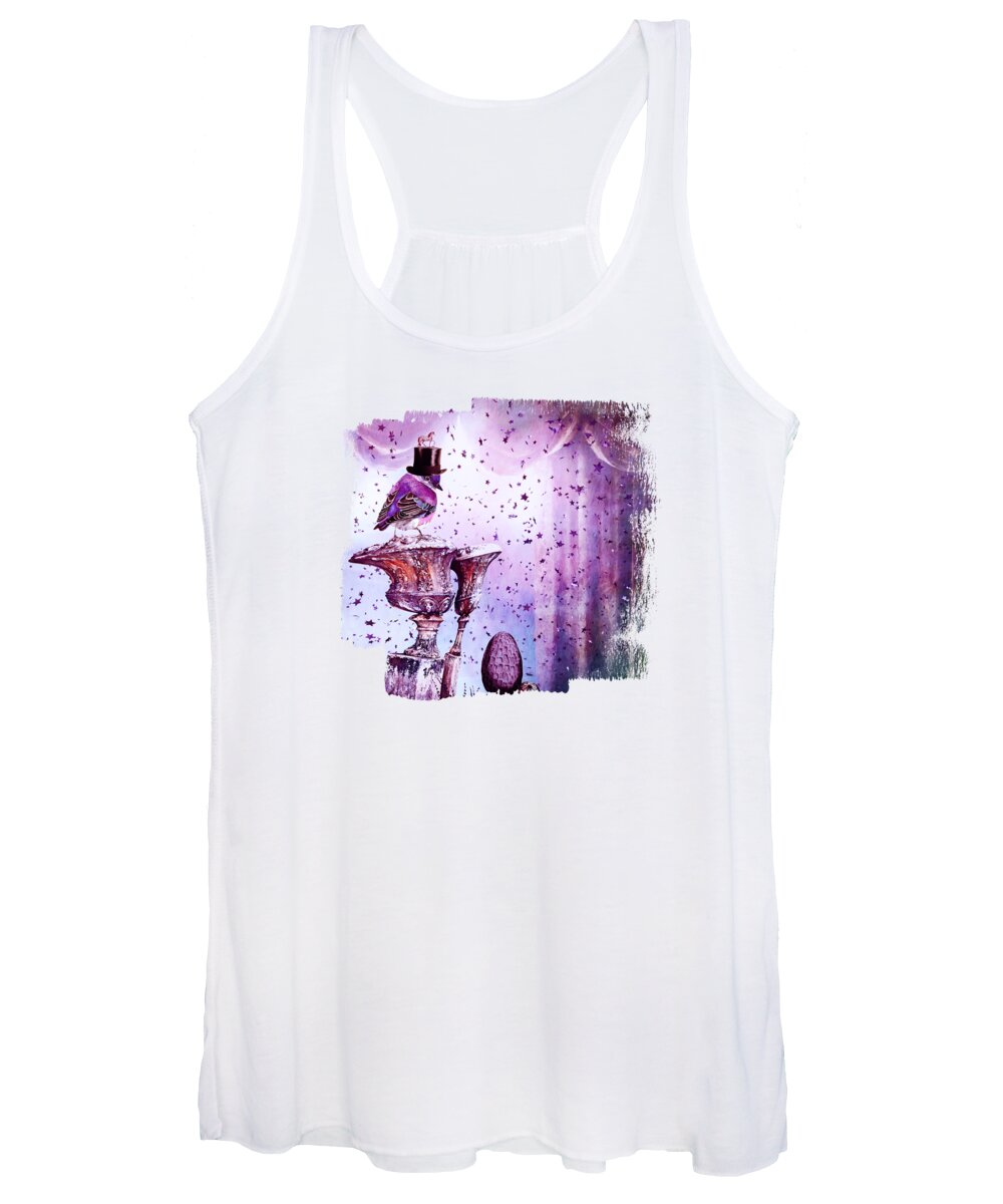 Top Hat Women's Tank Top featuring the mixed media The Story of My Dreams by Elisabeth Lucas