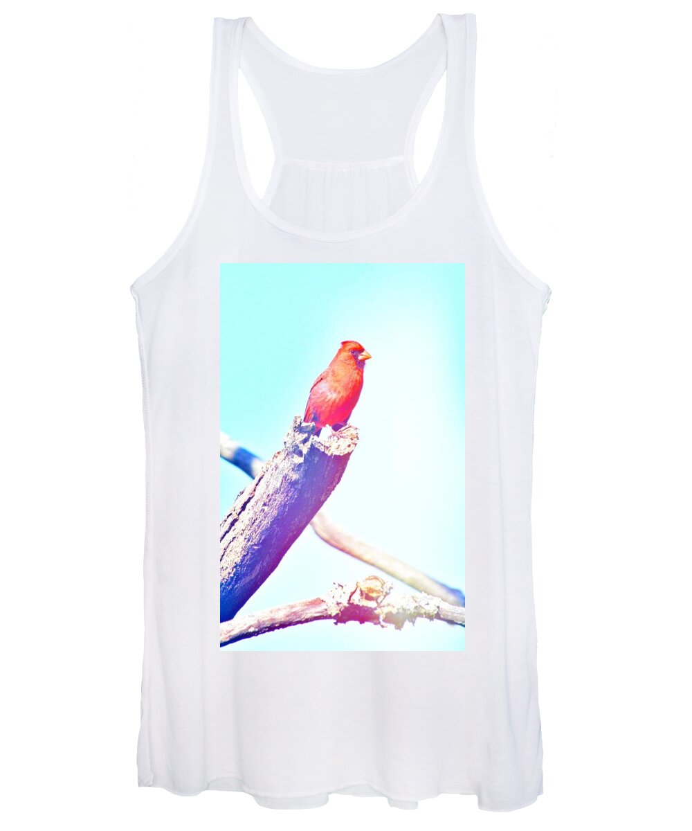  Women's Tank Top featuring the photograph Tweet by Valerie Greene