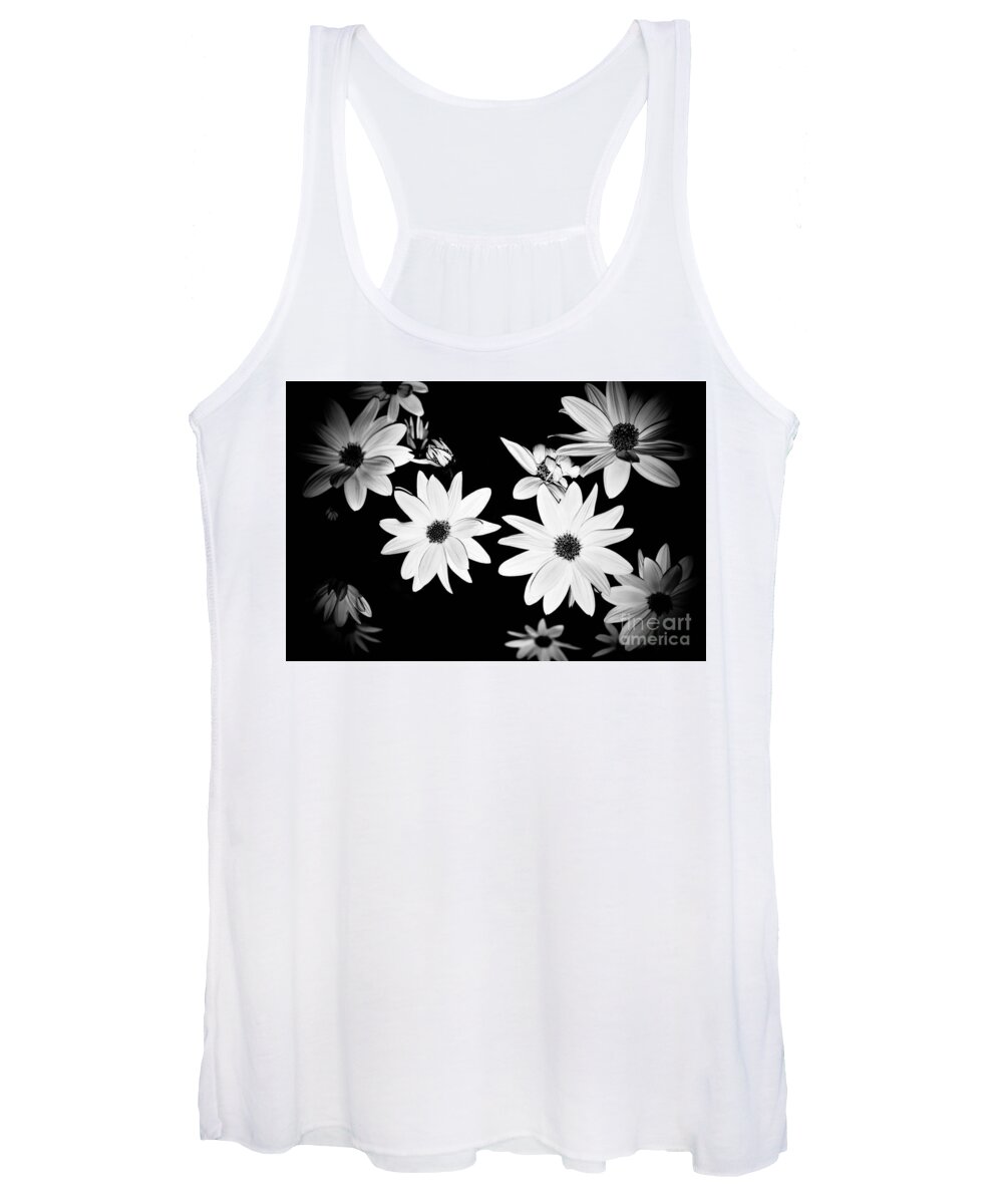 Flowers Women's Tank Top featuring the photograph White is the Night by Debra Banks