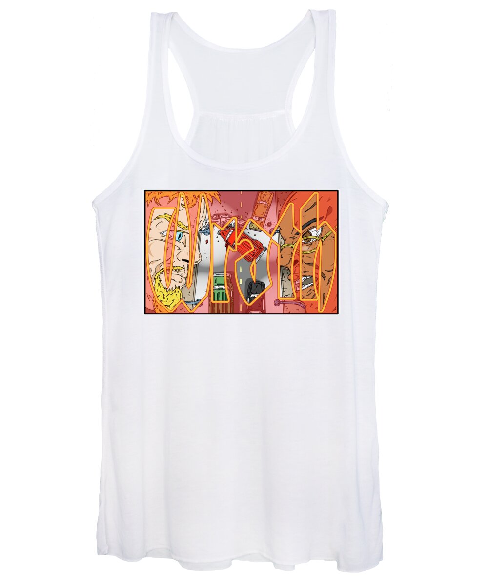 Wrath Women's Tank Top featuring the digital art Wrath from the Seven Deadly Sins Series by Christopher W Weeks