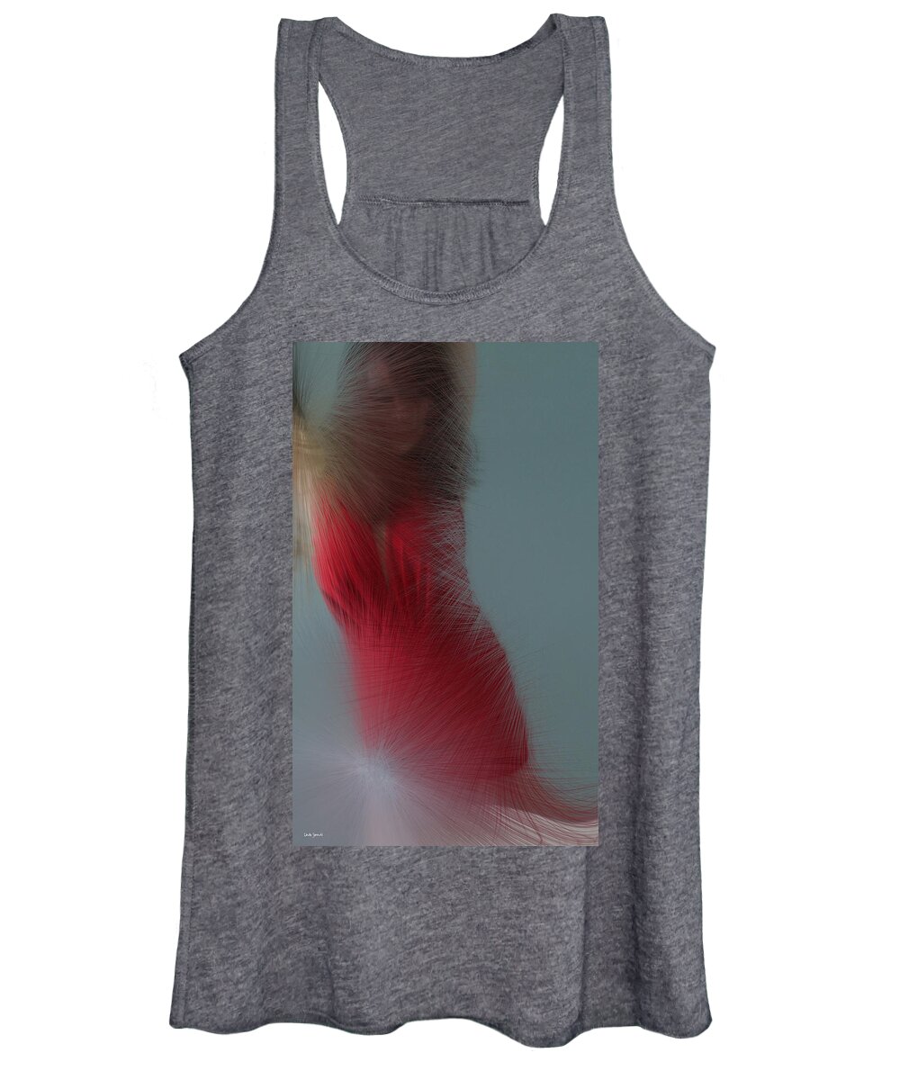 Red Women's Tank Top featuring the photograph In Red by Linda Sannuti
